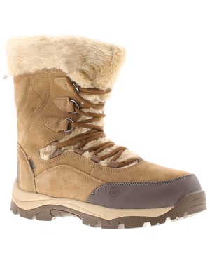 Hi-Tec Mortiz 200 Leren Wandelschoenen Voor Dames In Lichtbruin