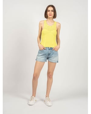 Patrizia Pepe Top Vrouw geel