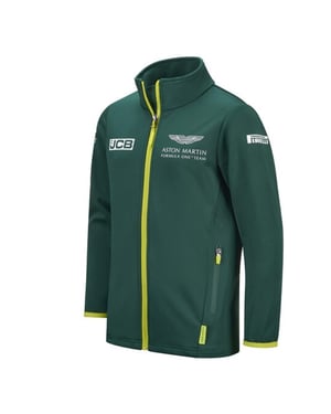 Aston Martin F1 Official Team Kinder Groen Softshell Jas
