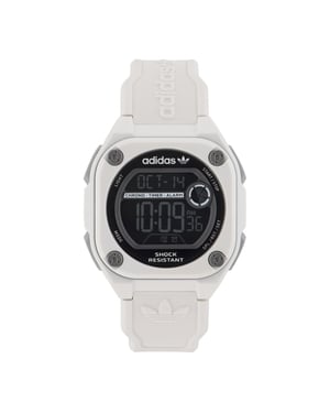 Adidas Originals City Tech Twee Unisex Witte Horloge AOST23062
