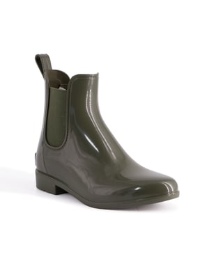 Aus Wooli Australia Womens Regenlaarzen Met Schapenvacht Binnenzool Inclusief OLIVE