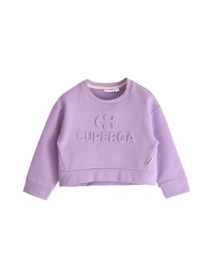 Superga Sweatshirt met kinderlogo (Donker blauwroze)