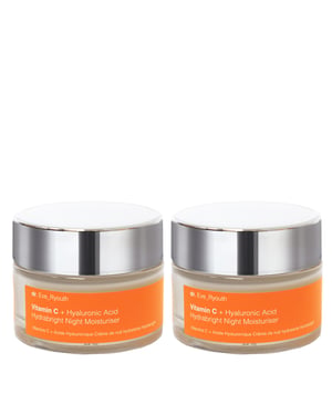 2x Vitamine C + Hyaluronzuur Hydrabright Nachtcrème 50ml