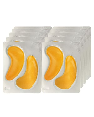 2 x 24K goud + antioxidant hydraterende oogbehandelingspads
