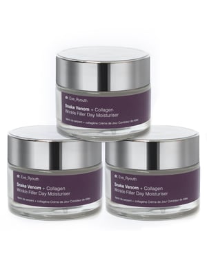 3x Slangenvenijn + Collageen Rimpelvuller Dagcrème 50ml