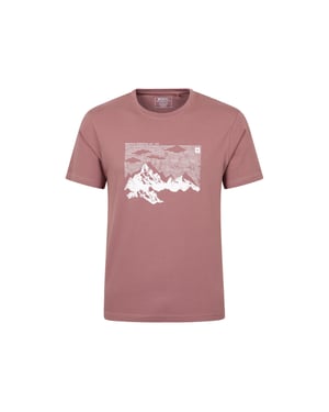 Mountain Warehouse Herenberg T-Shirt (Bourgondië)