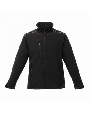 Regatta Heren Zandstorm Werkkleding Softshell Jasje (Zwart/Zwart)