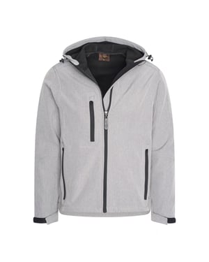 Cappuccino Italia Outdoorjas Softshell Hood Jacket Grijs Grijs