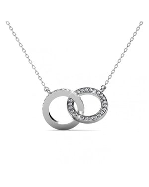 Circle Twin hangers - Oostenrijks kristal