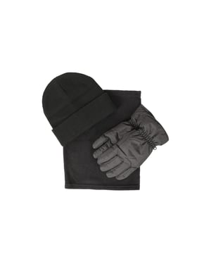 Mountain Warehouse Dames/Hoeden-Handschoenen-Sjaal-Set (Zwart)