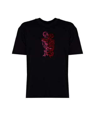 Les Hommes T-Shirt Love After Death Mannen zwart