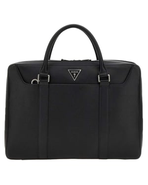 Guess heren laptop schoudertas multi