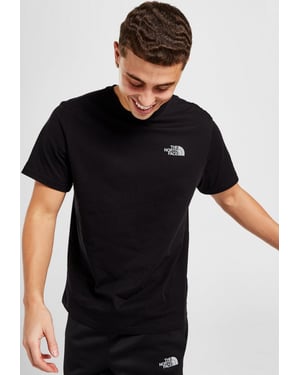 The North Face Simple Dome Reflecterend Logo T shirt in Zwart