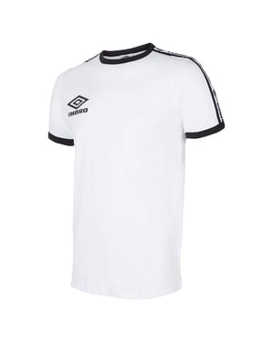Umbro Korte Mouw Crew Neck Wit Heren Ringer T-shirt 65801U 13U