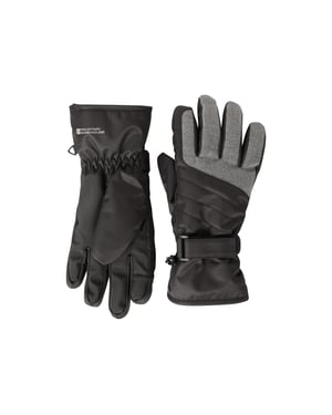Mountain Warehouse Dames/Dames Glide Waterdichte Skihandschoenen (Jet Zwart)
