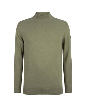 Presly & Sun Trui Jordan Mock Turtle Pullover  Groen