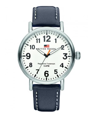 River Woods Sacramento herenhorloge Blauw RW420010