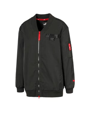 Puma X Adriana Lima Lang Zwart Womens Bomber Jacket 519149 01