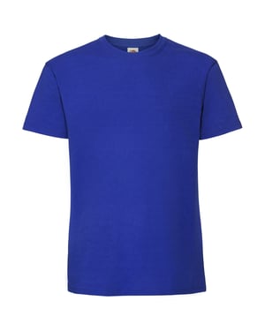 Fruit Of The Loom Mens Ringgesponnen Premium Tshirt (Royaal Blauw)
