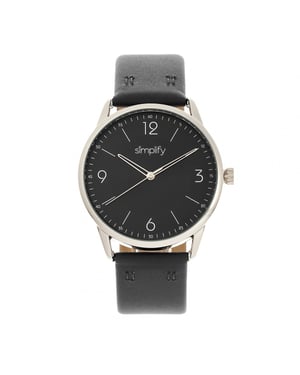 Vereenvoudig het 6300 horloge met leren band