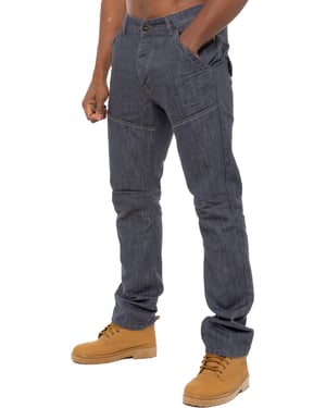 Enzo Denim Jeans Rechte Pijpen Heren - Grijs