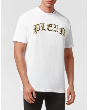 T-Shirt Ronde Hals Gothic Plein