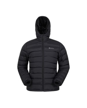 Mountain Warehouse Heren Seasons II gewatteerde jas (Zwart)