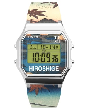 Timex The Met X Hiroshige Unisex Multicolor Horloge TW2W25300