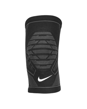 Nike Pro compressie kniebandage (Zwart/Wit)
