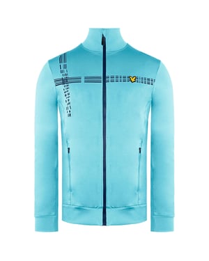 Lyle & Scott Counter Stripe Heren Lichtblauwe Midlayer