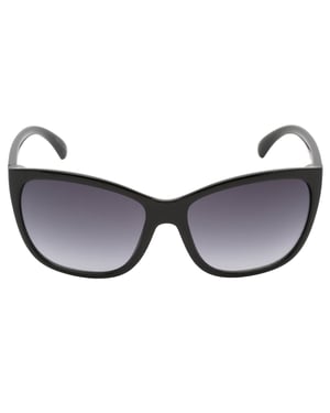 Calvin Klein donkergrijze gradientlens zwarte zonnebril