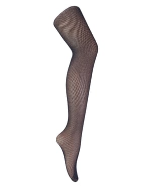 Visnet panty met hoge taille voor dames met glitter - Zilver