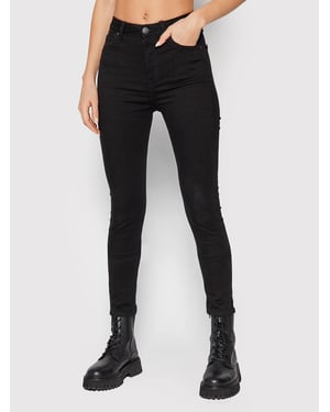 Lee - Broek - SUPER SKINNY HIGH WAIST BLACK RINSE
