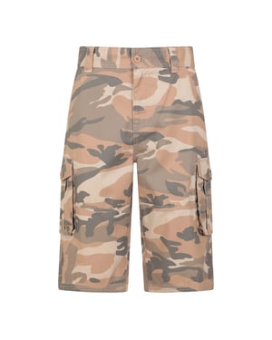 Mountain Warehouse Heren Camo Cargo Shorts (Bruin)