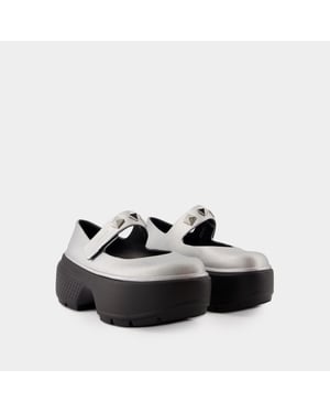 Stomp Mary Jane ballerina's - Crocs - Synthetisch - Zilver