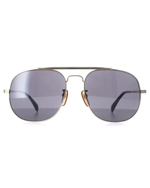 David Beckham DB7004/S J5G T4 goud zilver zonnebril