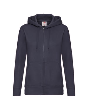 Fruit of the Loom Dames/Dames Premium Sweat Hoodie (Deep Navy)
