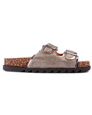 Solesister Cat Wide Fit Footbed Sandalen