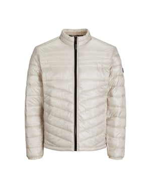 Jack & Jones Jas zomer Hero Puffer Collar Beige