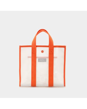 Kleine Boodschappentas Louise - A.P.C. - Pvc - Oranje
