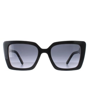 Marc Jacobs MARC 733/S 807 9O glanzend zwart donkergrijs gradiÃ«nt zonnebril