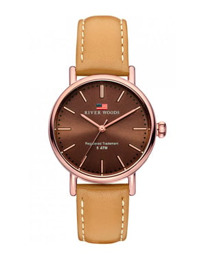 River Woods Oswego dameshorloge Bruin RW340019