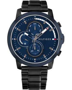 Tommy Hilfiger Jameson Le Heren Zwarte Horloge 1792049