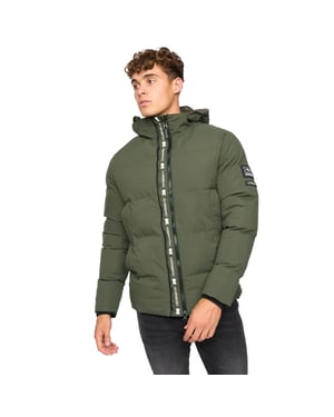 Crosshatch Heren Hanjo Jas (Olijf)