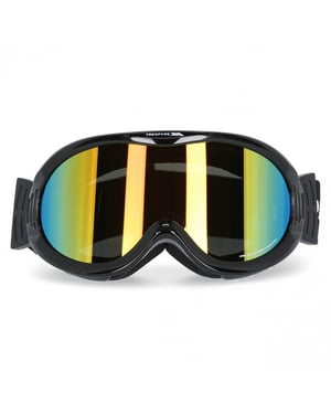 Trespass Volwassenen Unisex Vickers Dubbele Lens Sneeuwsportbril (Zwart)