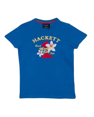 Jongens-T-shirt met korte mouwen en ronde hals HK500152