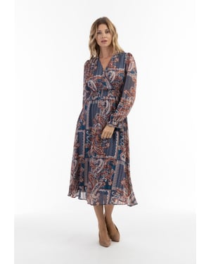 usha paisley print maxi dress nowles