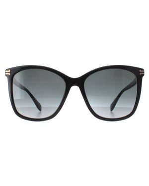 Marc Jacobs MJ 1106/S 807 9O glanzend zwart donkergrijs gradiÃ«nt zonnebril
