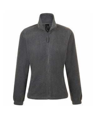SOLS Dames/dames North Full Zip Fleece Jacket (Grijze Mergel)