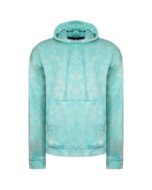 Nicce Cala Womens Aqua Blue Oversized Hoodie